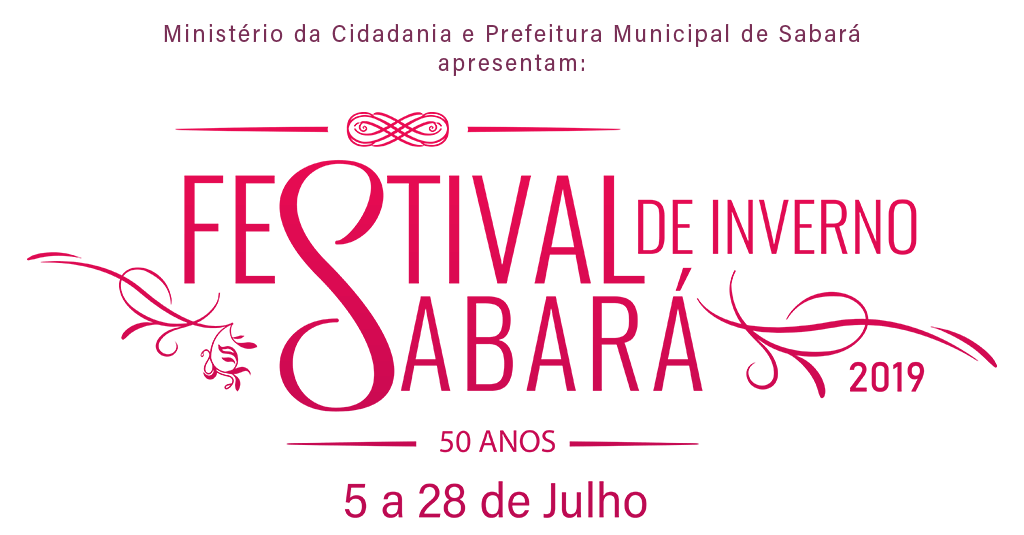 Programação do Festival de Inverno 2019 – Aniversário de Sabará