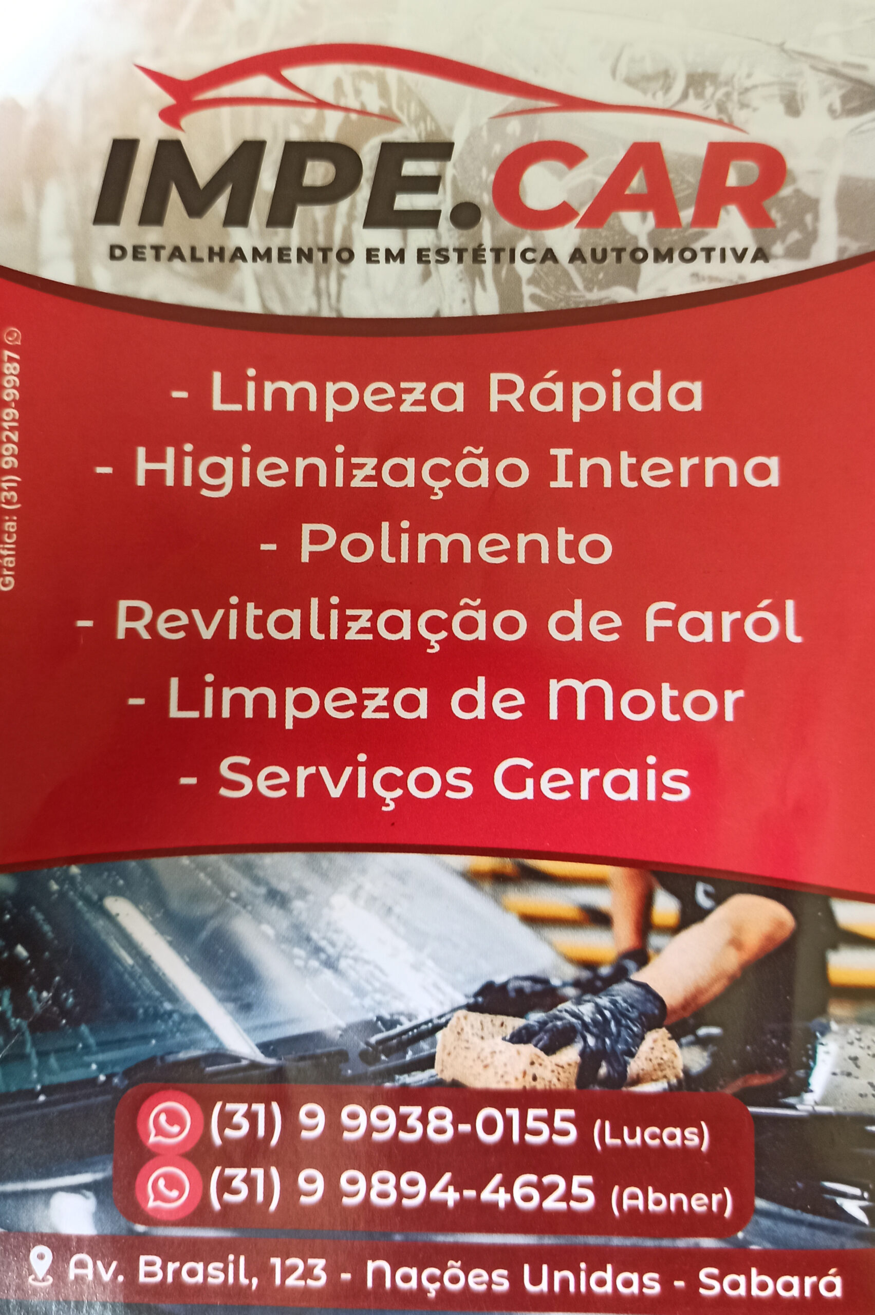 Impecar Lava Jato EM Sabará