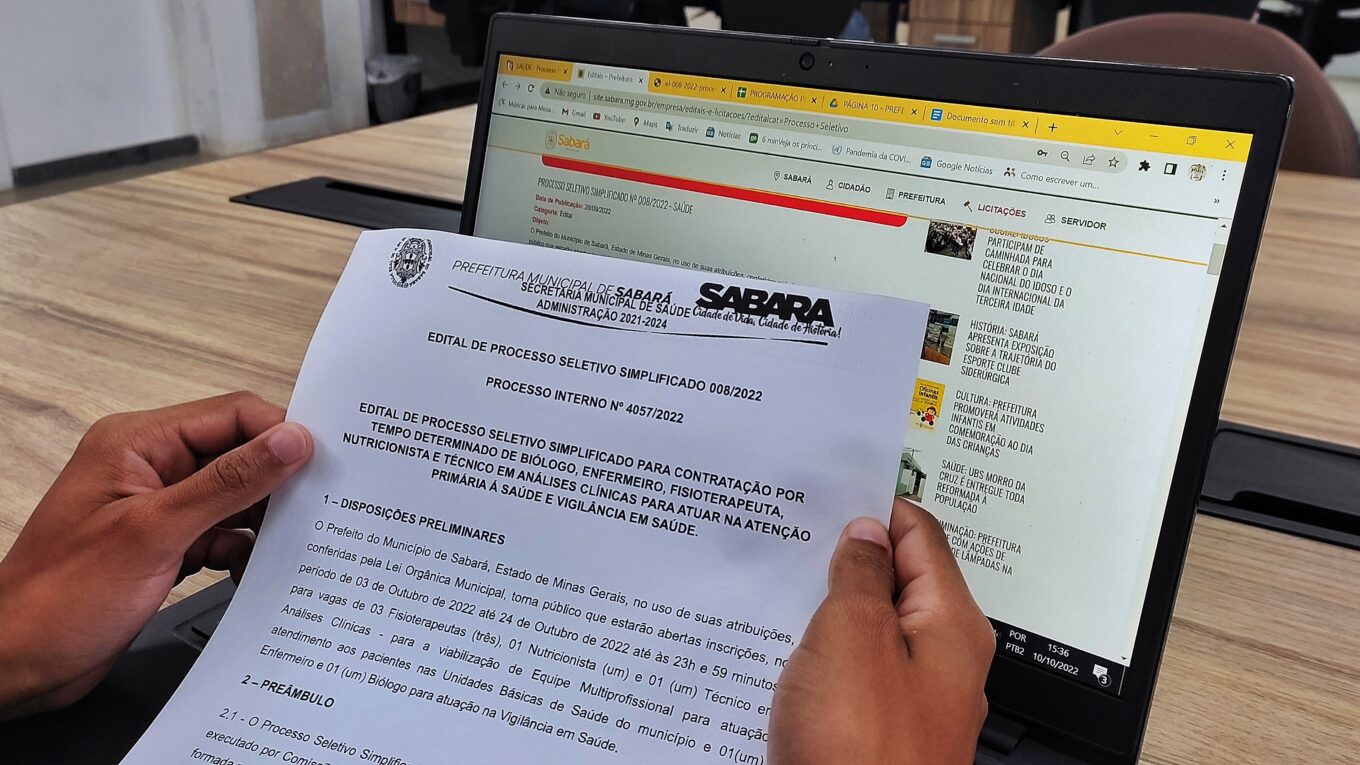 OPORTUNIDADES: PREFEITURA ABRE PROCESSO SELETIVO PARA A CONTRATAÇÃO DE PROFISSIONAIS DA SAÚDE