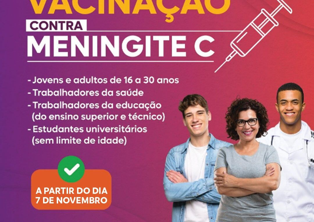 Vacina contra Meningite C em Sabará - Confira Público!