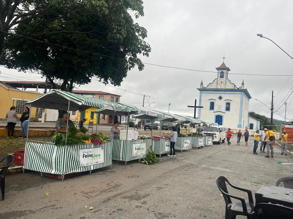 Feira livre em Sabará, na região Central, retoma atividades após três anos!