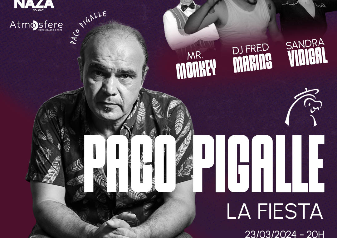 Paco Pigalle volta a atuar na noite de Belo Horizonte. O DJ e produtor cultural Paco Pigalle está de volta a Belo Horizonte