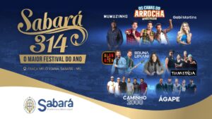 SABARÁ COMPLETA 314 ANOS COM ATRAÇÕES PARA TODA A FAMÍLIA