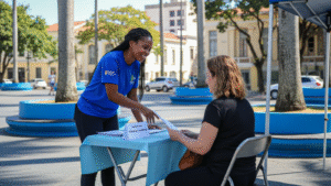 Serviços essenciais em Sabará: Mutirão na Praça Melo Viana